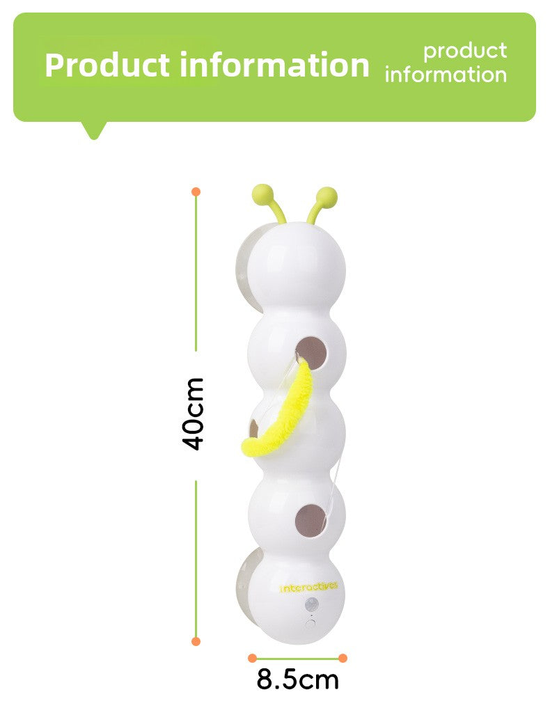 Worm Chasing Smart Sensor Caterpillar Cat Toy Automatic Teasing Wand