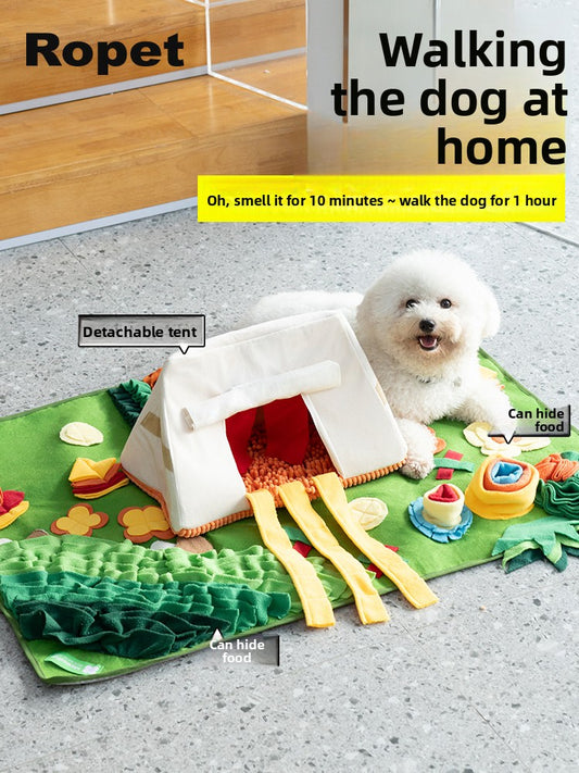 Dog Cat Toy Smell Interactive Puzzle Food Hiding Pad Relieving Stuffy
