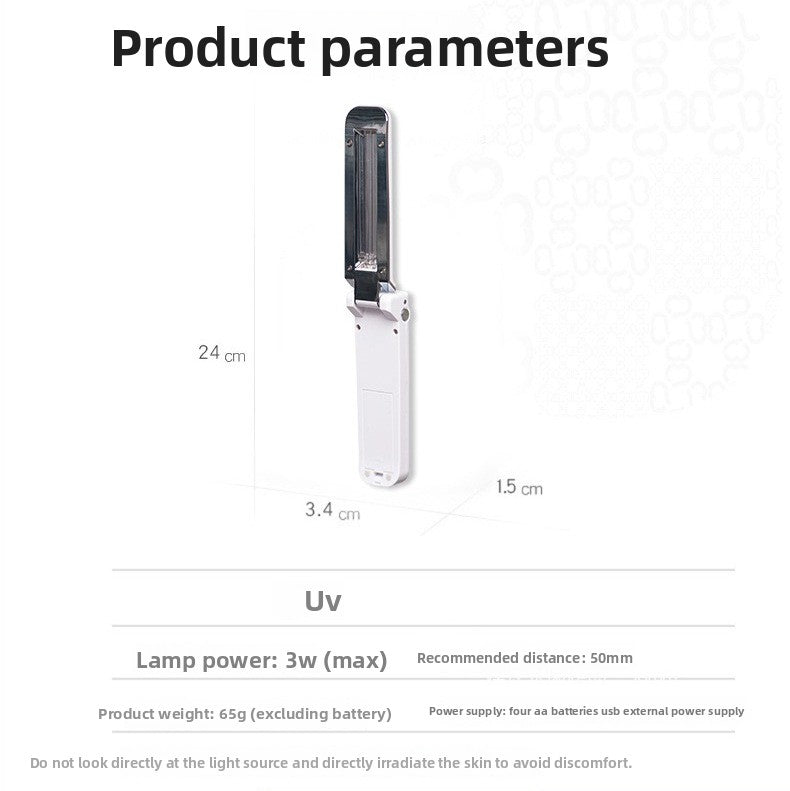 UV-C Pet Sanitizer Pro: Portable Disinfection Lamp
