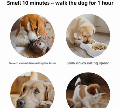 Dog Cat Toy Smell Interactive Puzzle Food Hiding Pad Relieving Stuffy