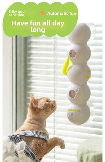 Worm Chasing Smart Sensor Caterpillar Cat Toy Automatic Teasing Wand