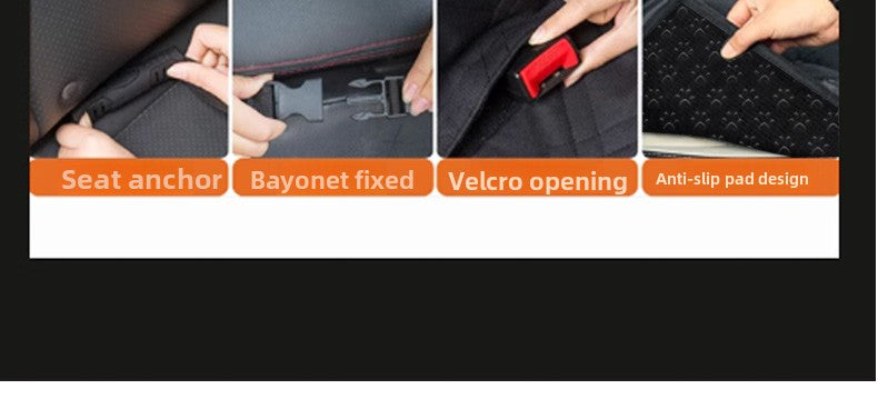 Pet Car Seat Cushion Dog Car Seat Travel Essential Seat Cover