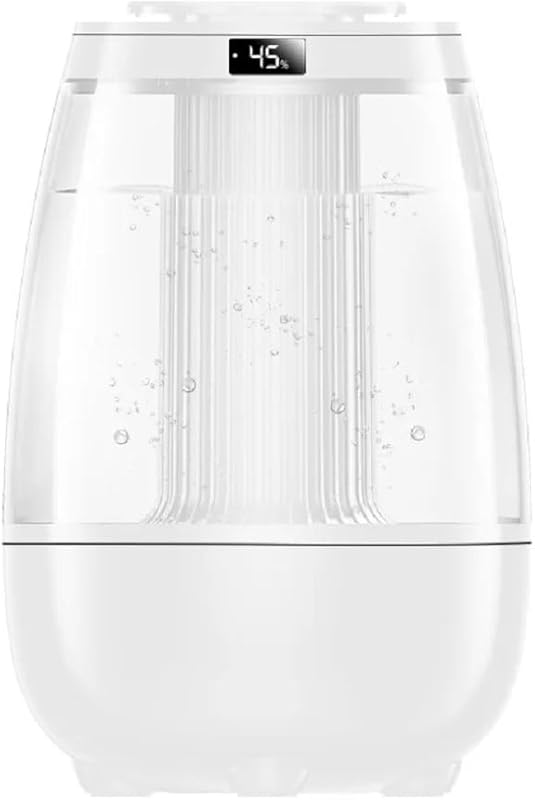 Anti-Gravity Effect Humidifier & Diffuser w/ Digital Clock | 8-Hr Runtime, Auto Shutoff, Mood Light