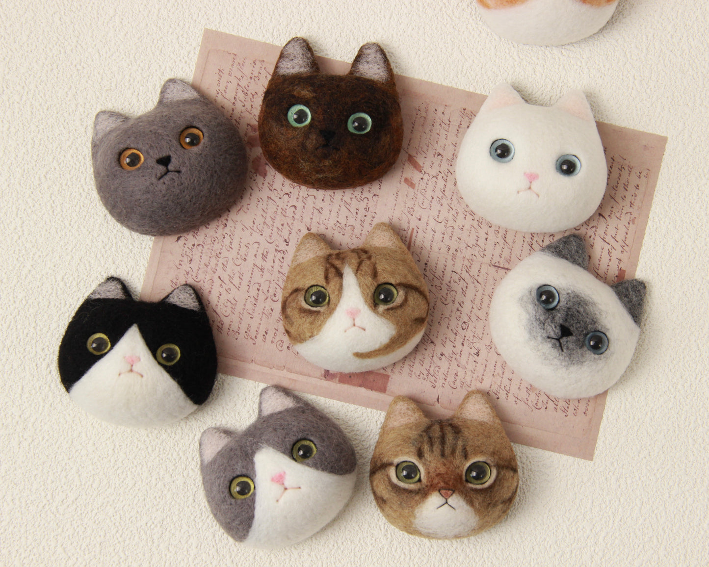 Customizable Wool Keychian Hanging  (6cm Whimsical Magnet)