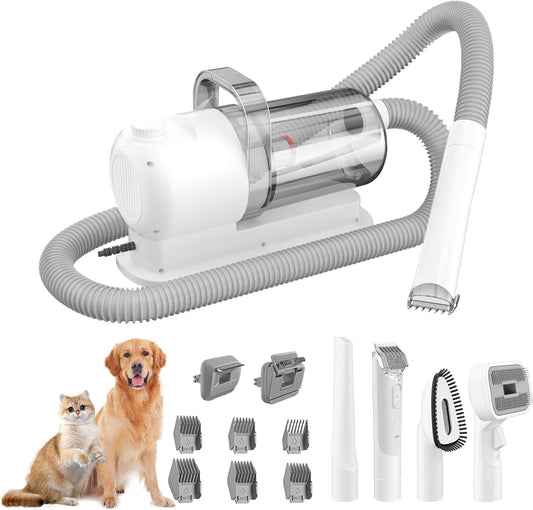 Pet Grooming Vacuum Kit 2.5L Adjustable Tools