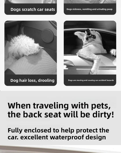 Pet Car Seat Cushion Dog Car Seat Travel Essential Seat Cover