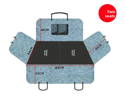 Pet Car Seat Cushion Dog Car Seat Travel Essential Seat Cover