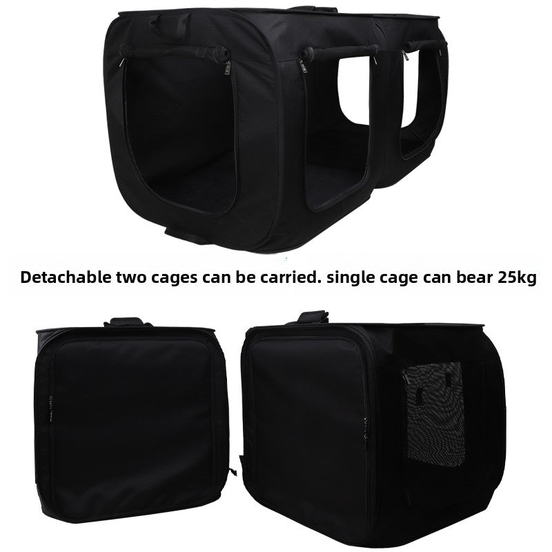 Car Cat Dog Car Cage out Large Golden Retriever Car Cage