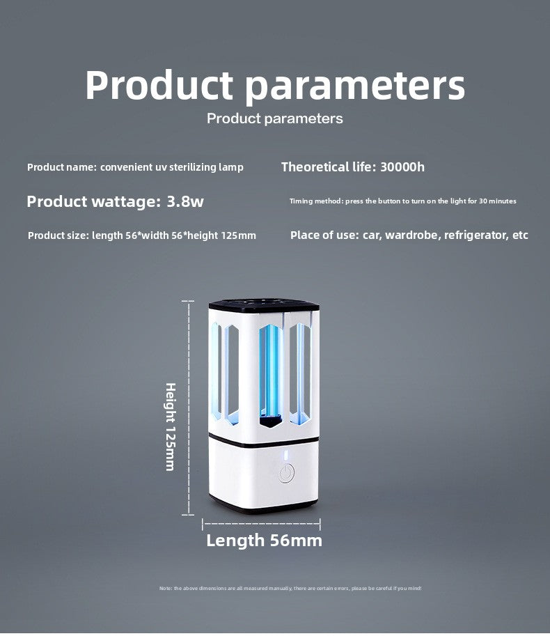 UV-C Pet Sanitizer Pro: Portable Disinfection Lamp