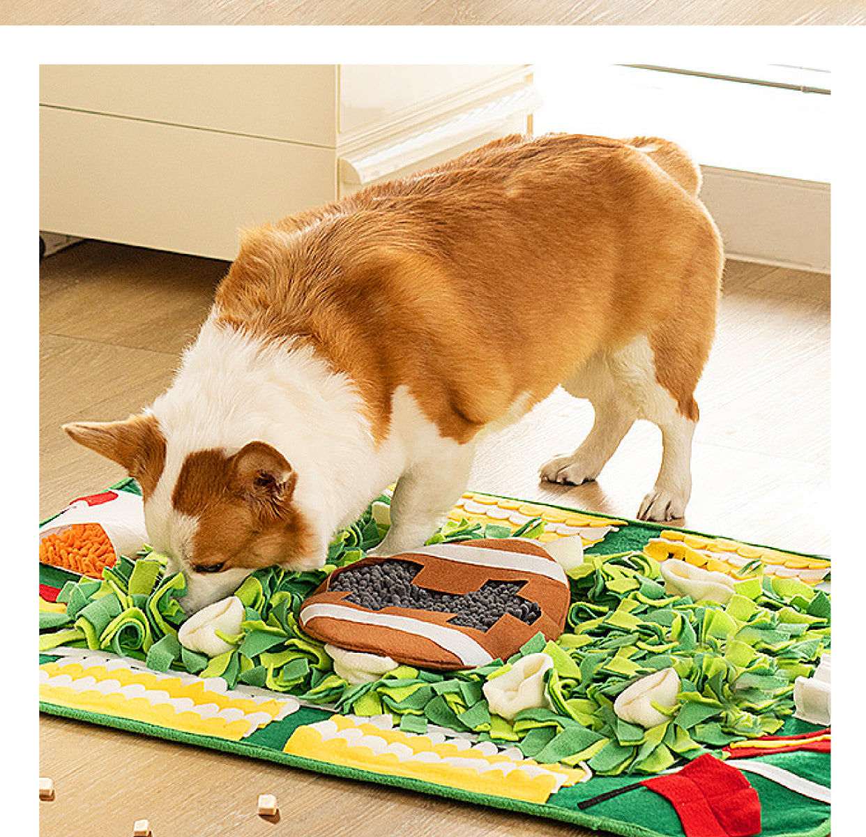 Dog Cat Toy Smell Interactive Puzzle Food Hiding Pad Relieving Stuffy