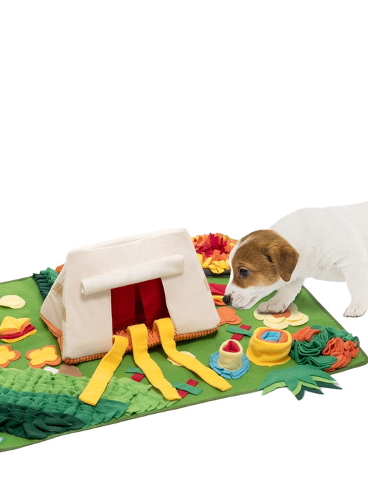 Dog Cat Toy Smell Interactive Puzzle Food Hiding Pad Relieving Stuffy