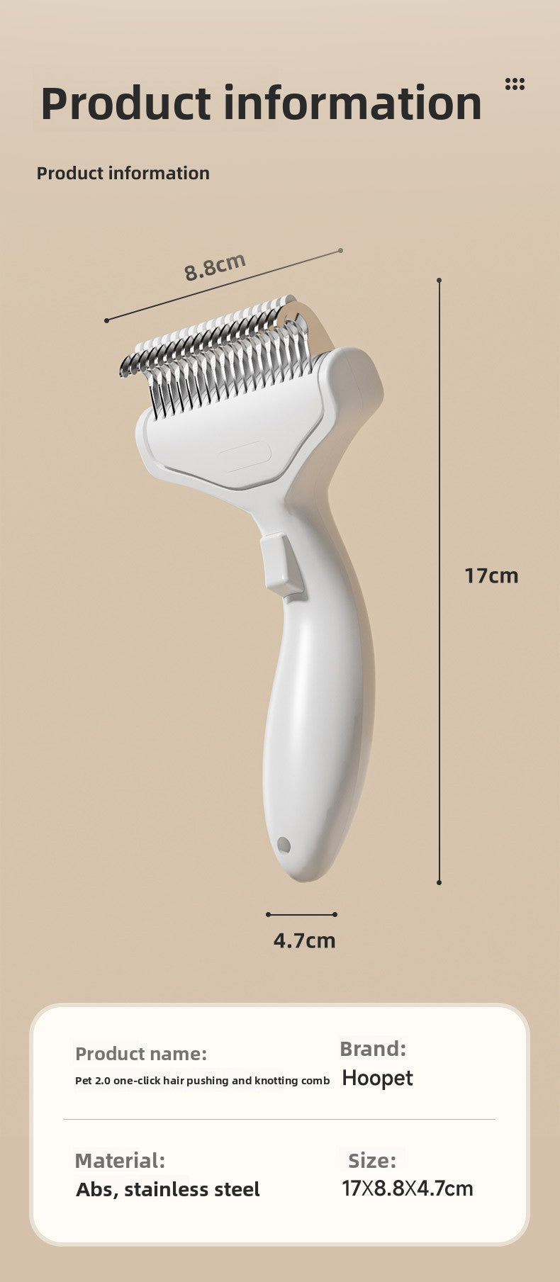 TangleTerminator Pro Grooming Tool
