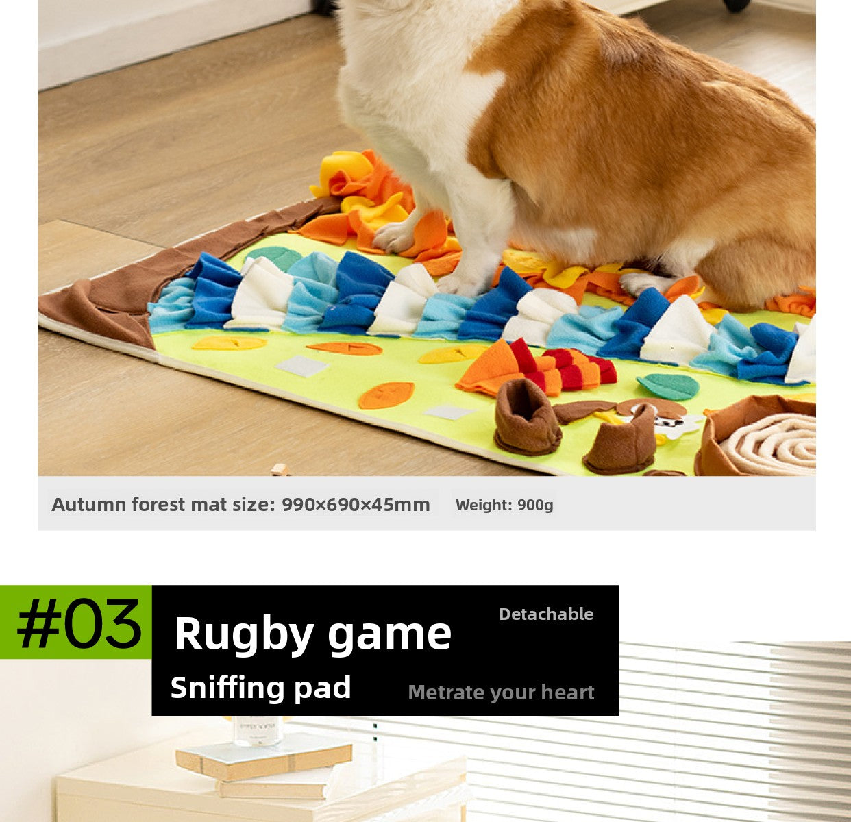 Dog Cat Toy Smell Interactive Puzzle Food Hiding Pad Relieving Stuffy