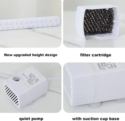 Self-Cleaning Bird Bather with 180° Gentle Spray