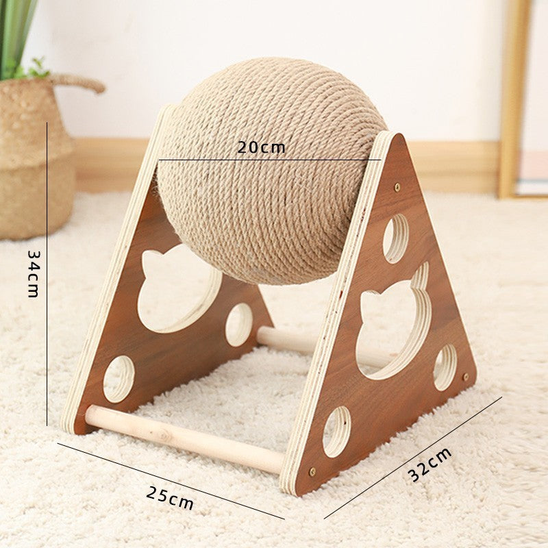 Interactive Power-Generating Cat Scratcher