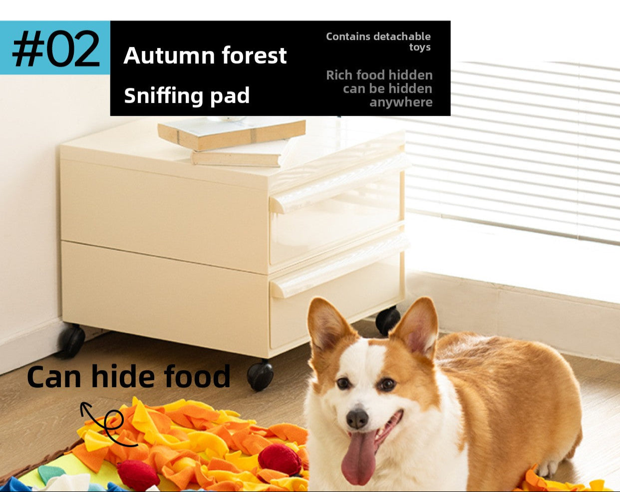 Dog Cat Toy Smell Interactive Puzzle Food Hiding Pad Relieving Stuffy