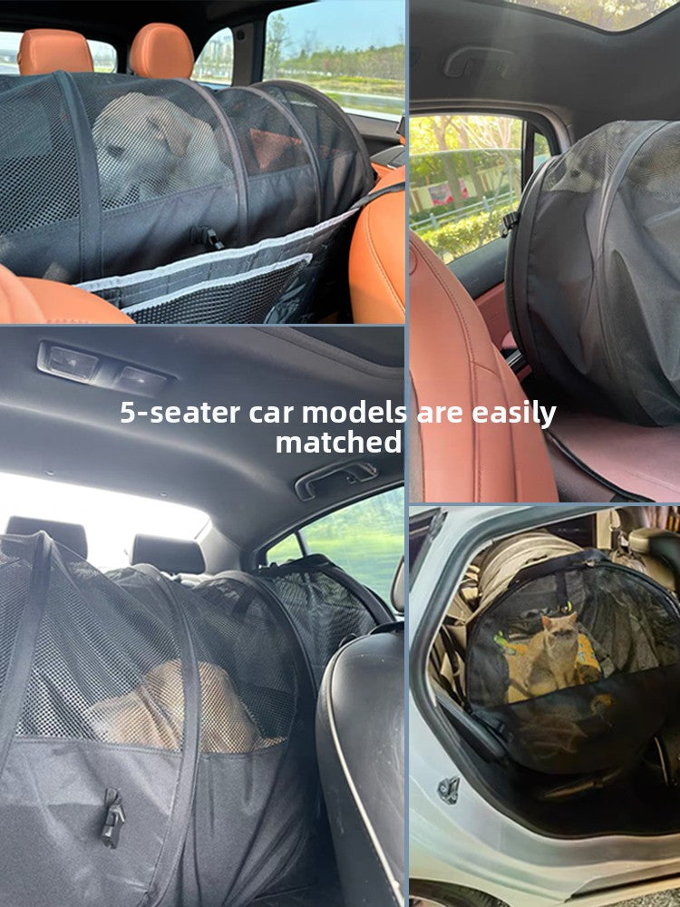 Car Cat Dog Car Cage out Large Golden Retriever Car Cage