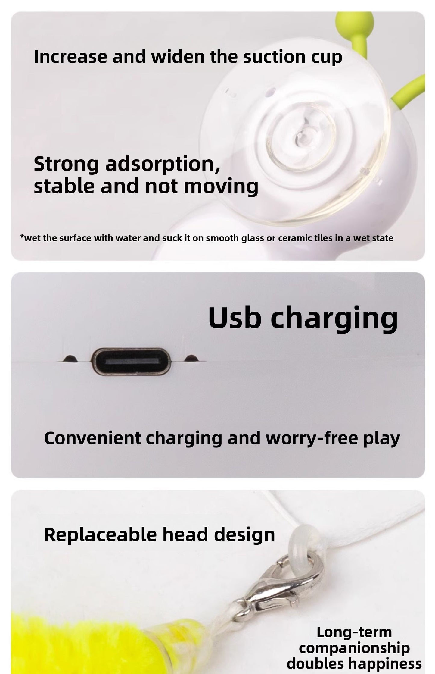 Worm Chasing Smart Sensor Caterpillar Cat Toy Automatic Teasing Wand