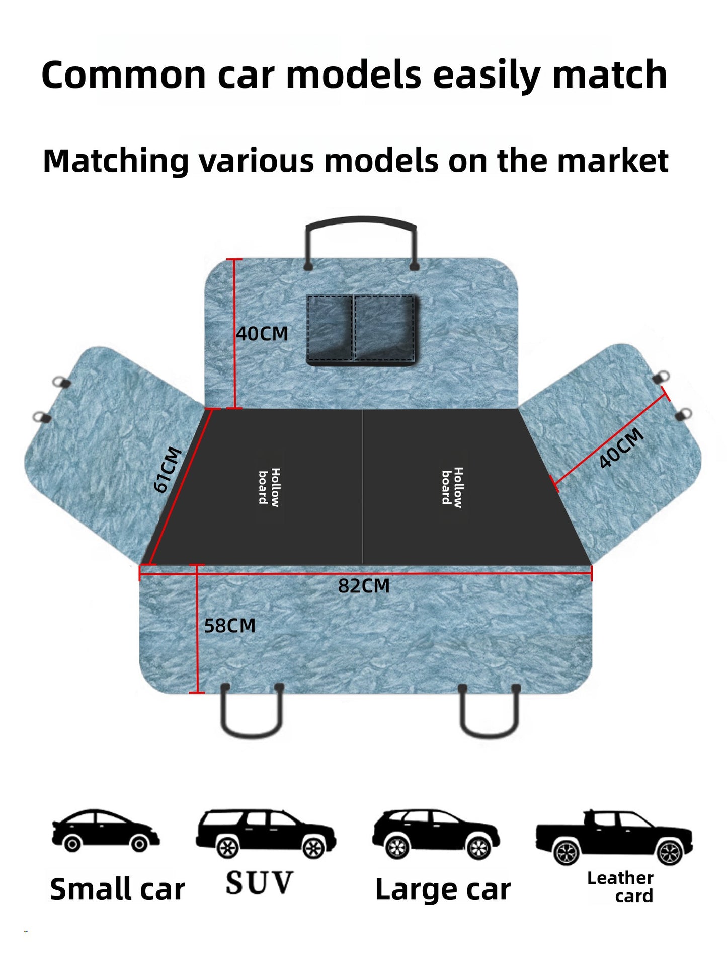 Pet Car Seat Cushion Dog Car Seat Travel Essential Seat Cover