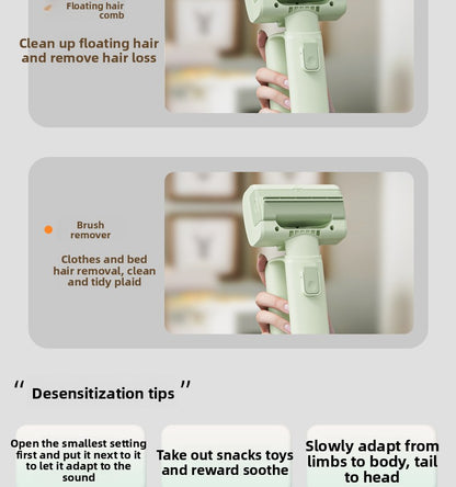 Pet Grooming Vacuum Set