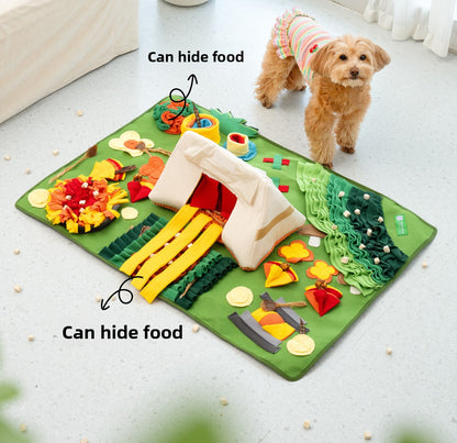Dog Cat Toy Smell Interactive Puzzle Food Hiding Pad Relieving Stuffy