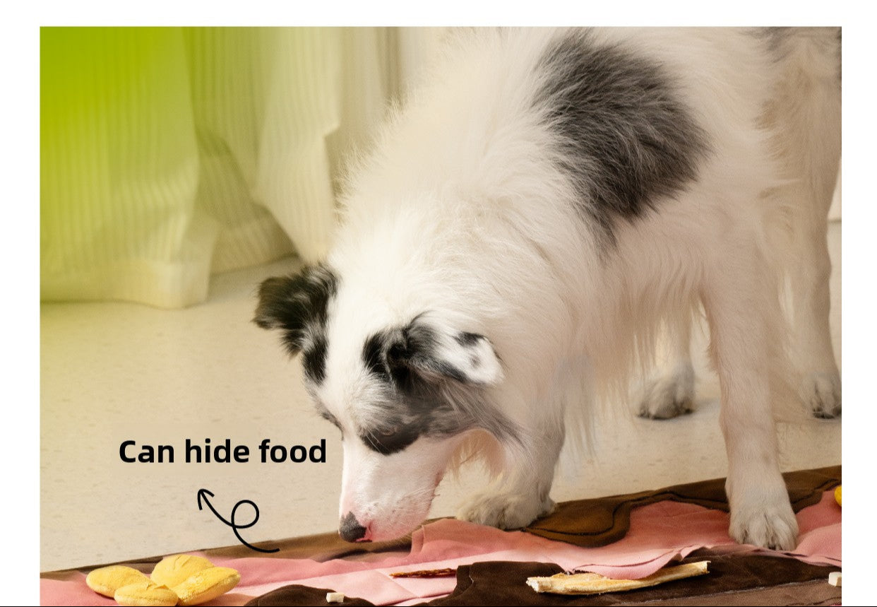 Dog Cat Toy Smell Interactive Puzzle Food Hiding Pad Relieving Stuffy