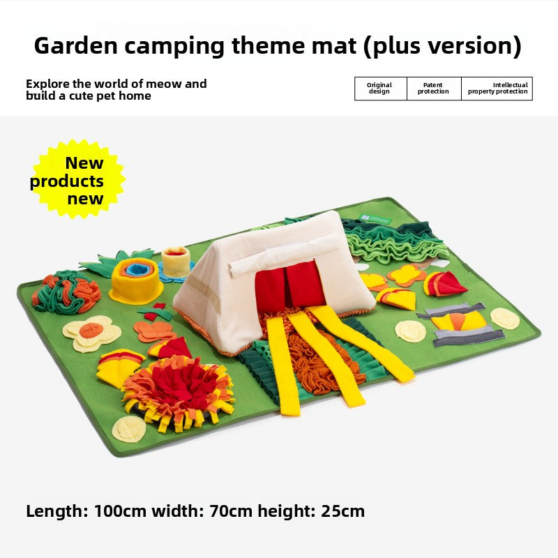Dog Cat Toy Smell Interactive Puzzle Food Hiding Pad Relieving Stuffy