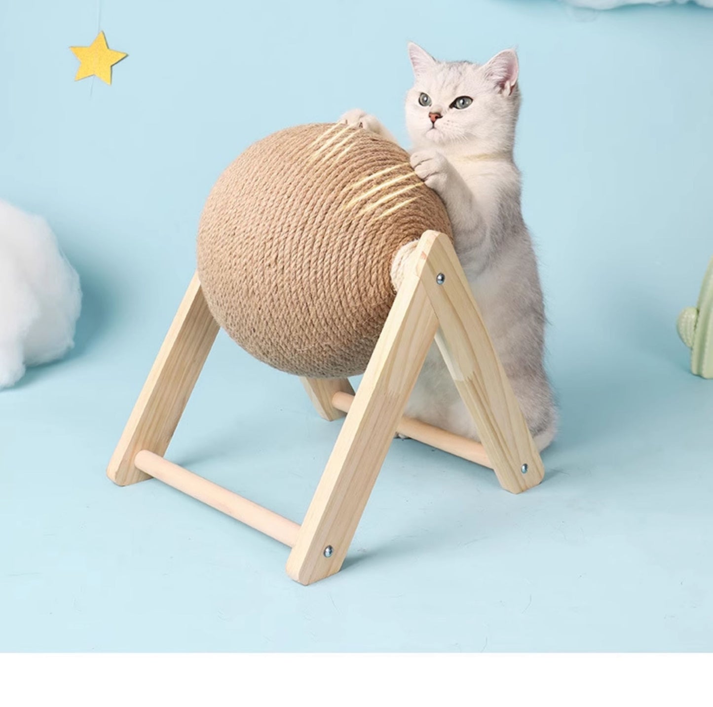 Interactive Power-Generating Cat Scratcher