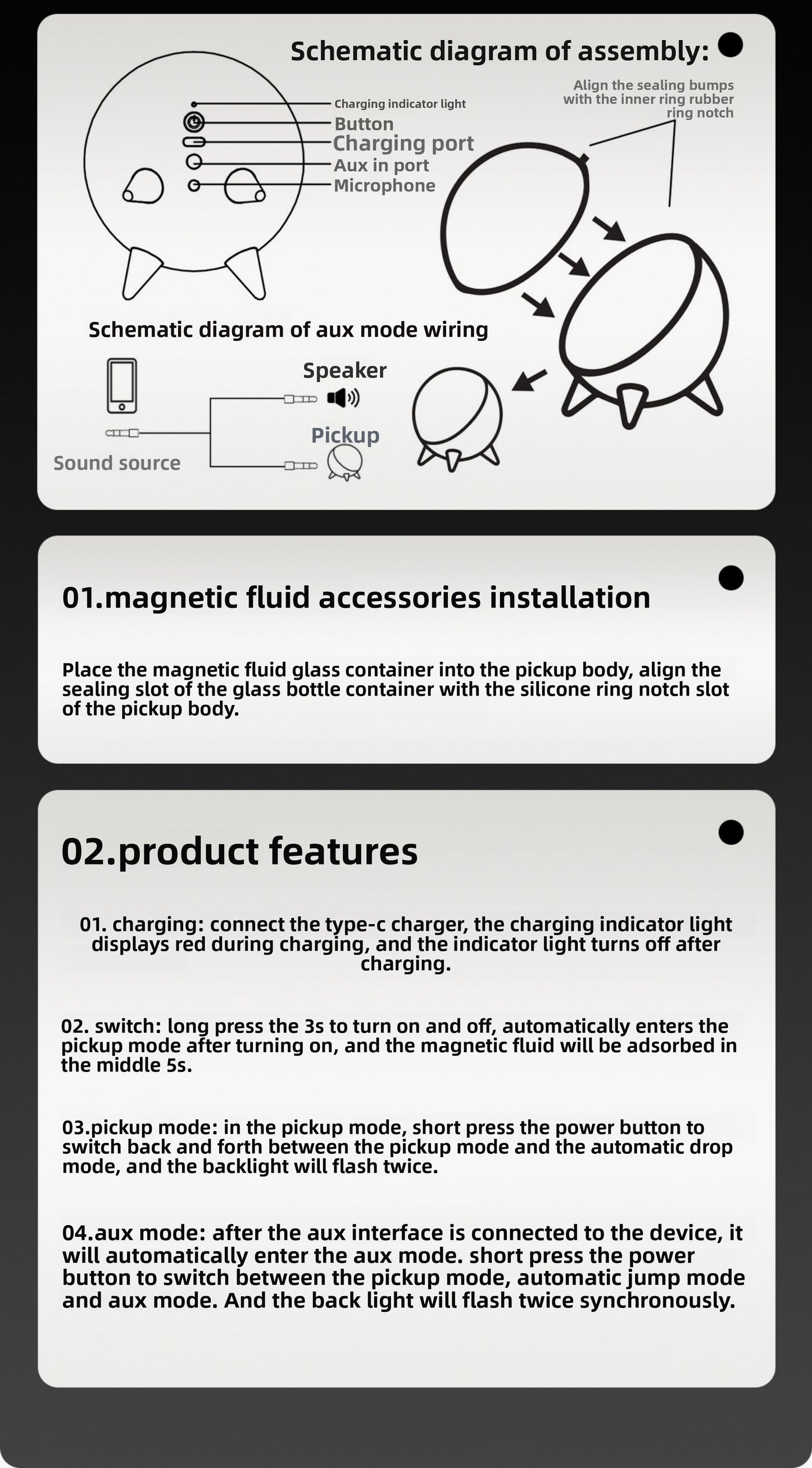 Venom Rhythm Light: Magnetic Fluid Music Visualizer