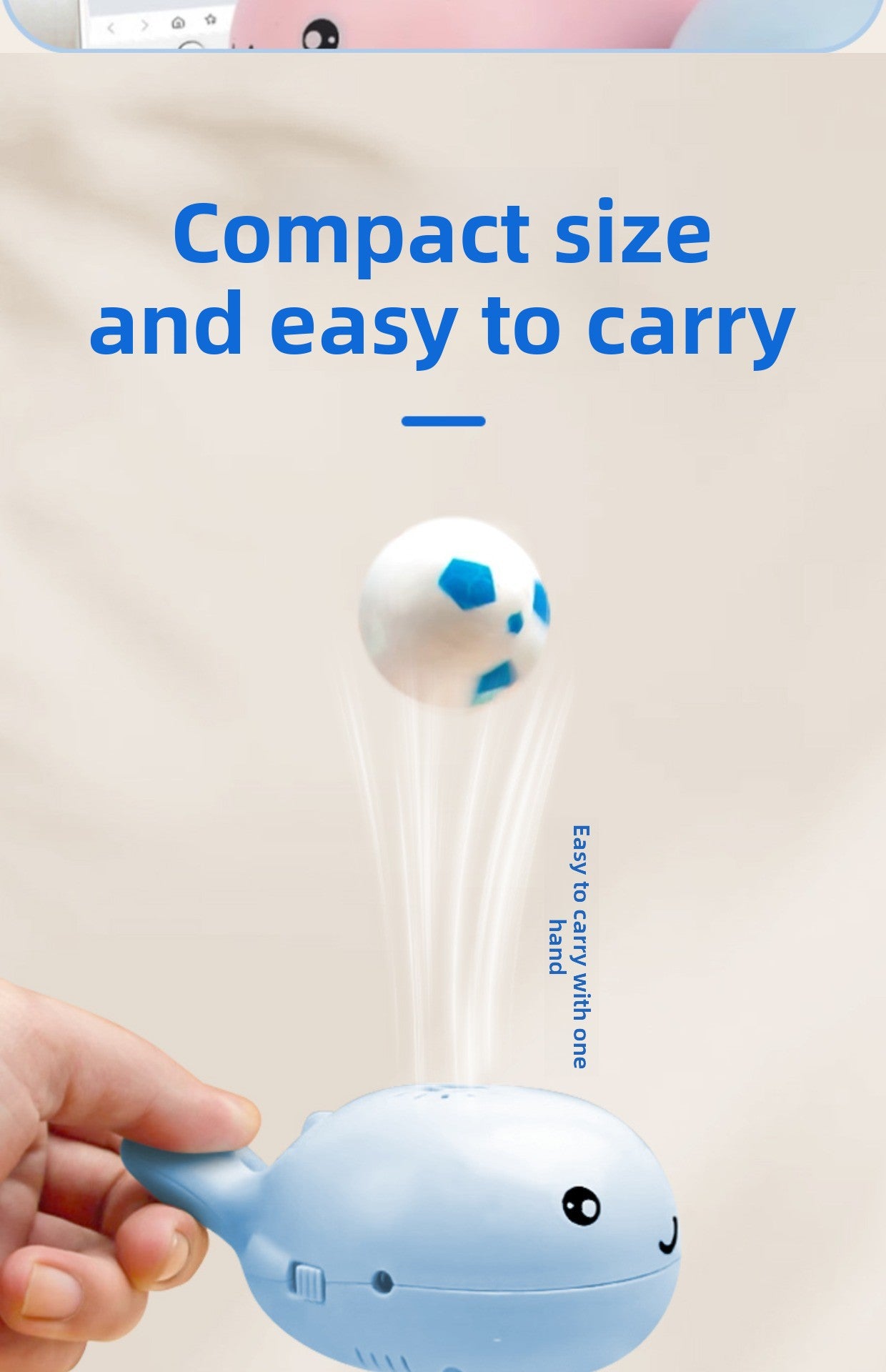 WhaleMotion Floating Ball Cat Toy