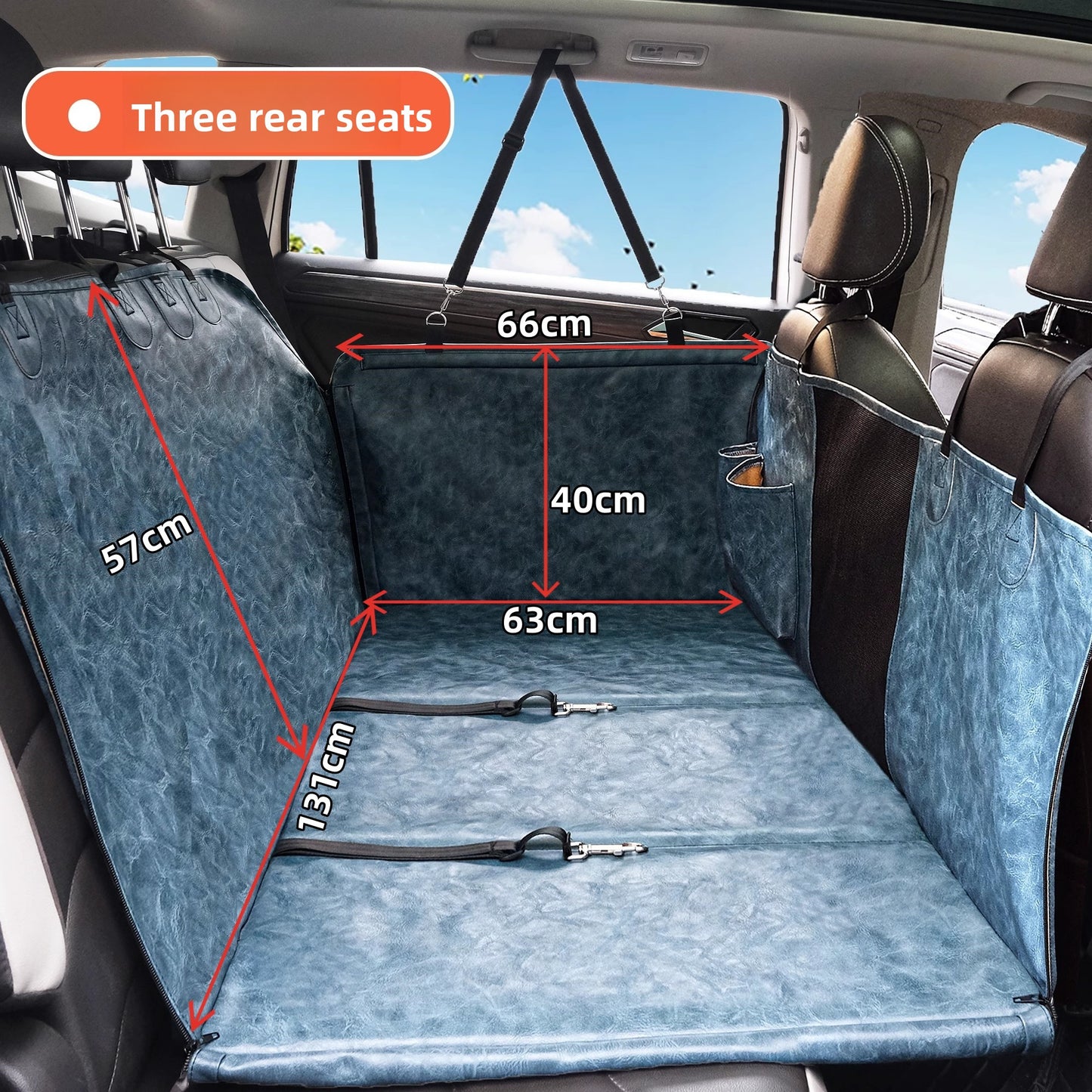 Pet Car Seat Cushion Dog Car Seat Travel Essential Seat Cover
